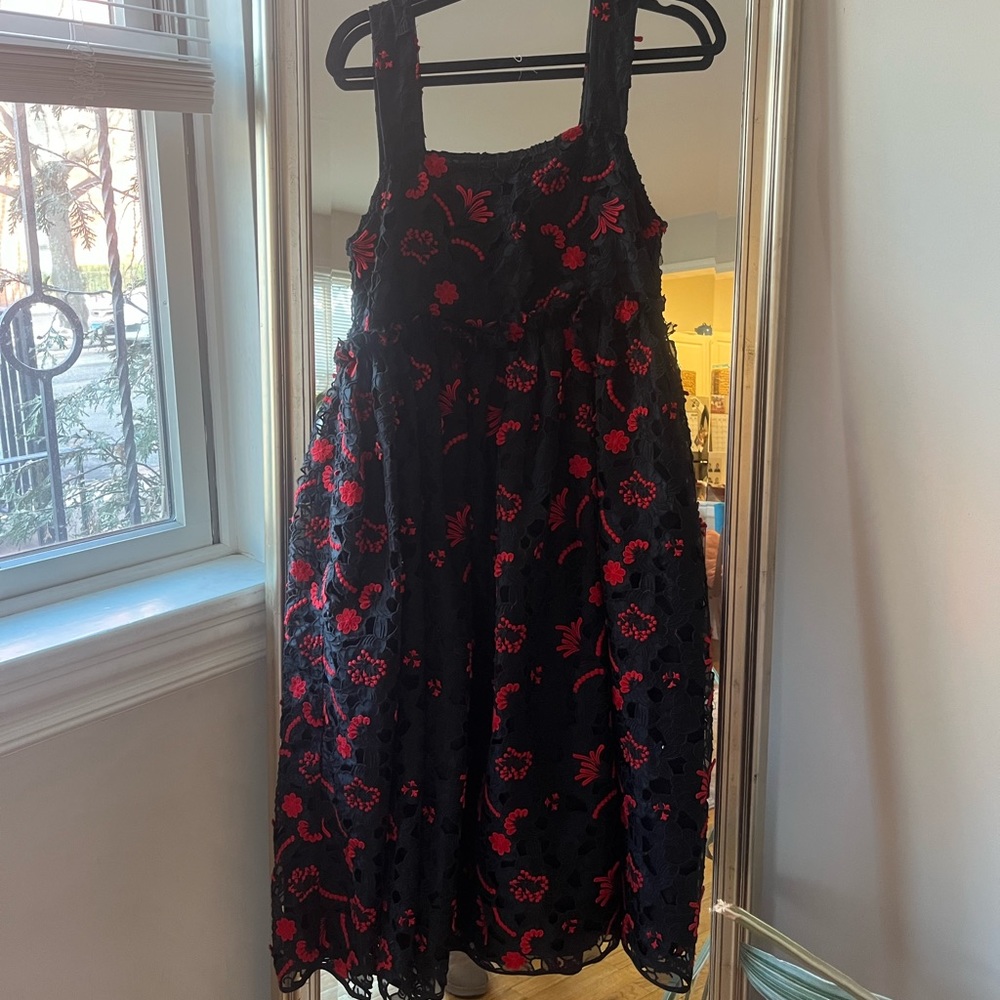 Shrimps black and red lace dress - Picture 3 of 6